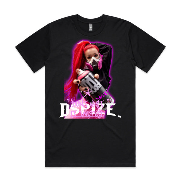 DCL DGIT Team Fury Graffiti Girl Black Tee