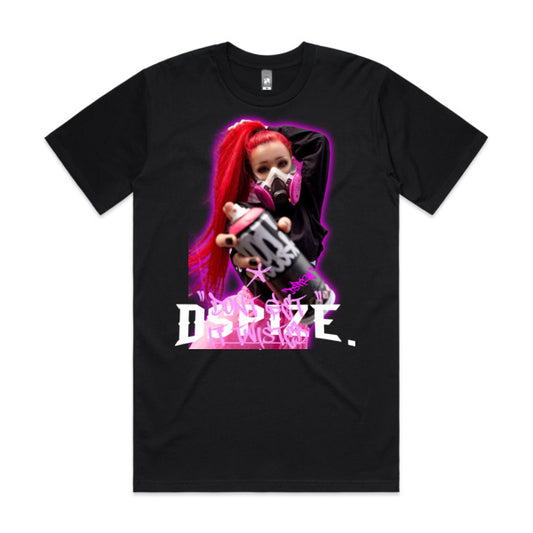 DCL DGIT Team Fury Graffiti Girl Black Tee